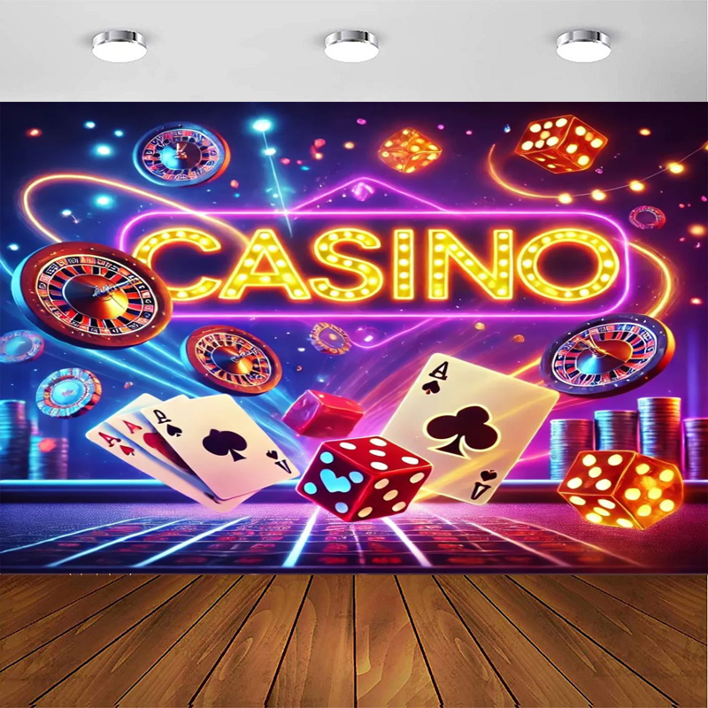 Casino Night Photography Backd - Photography Dark Cloth のレビューと価格