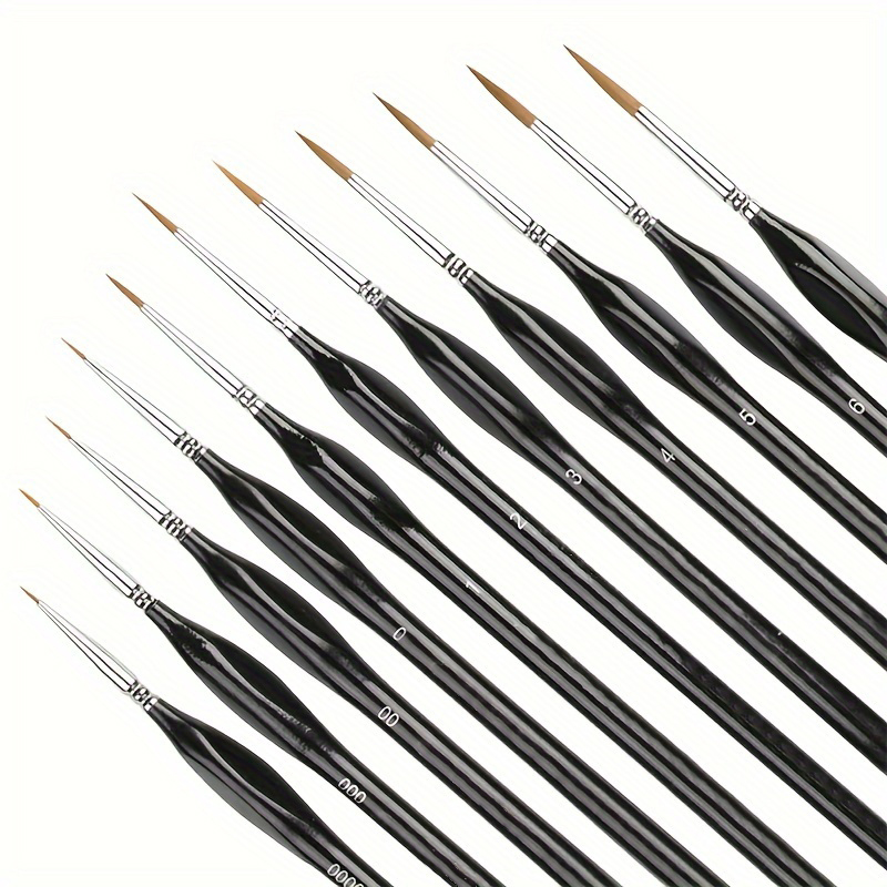 11pcs Fine Detail Paint Brush  - Photography Fine Art のレビューと価格