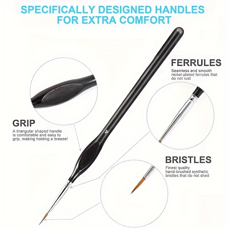 11pcs Fine Detail Paint Brush  - Photography Fine Art のレビューと価格