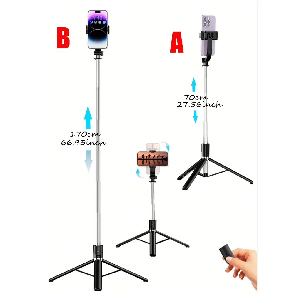 1pc Portable Selfie Stick With - Photography Pro のレビューと価格