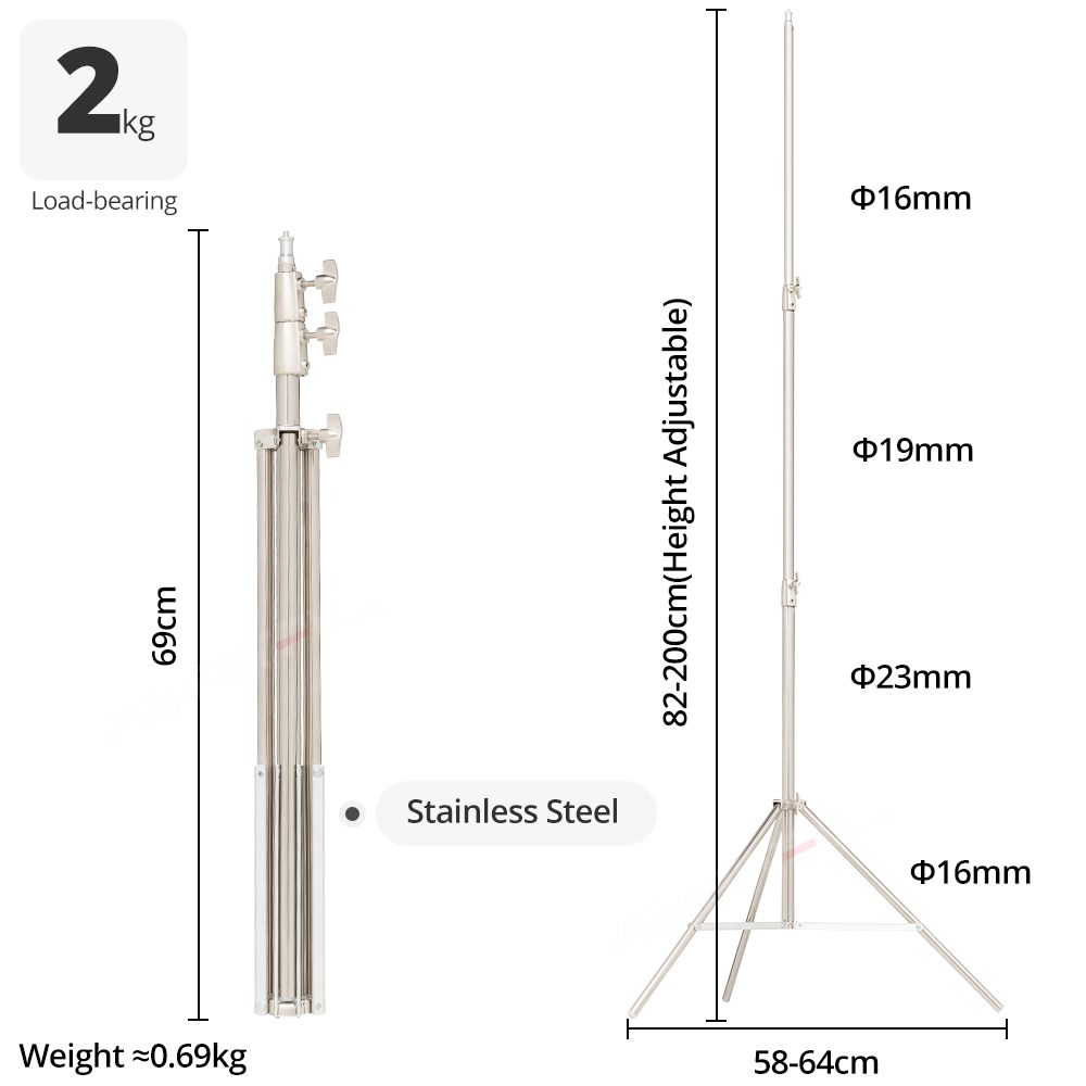 AMBITFUL Stainless Steel 2M He - Photography Umbrella Light のレビューと価格