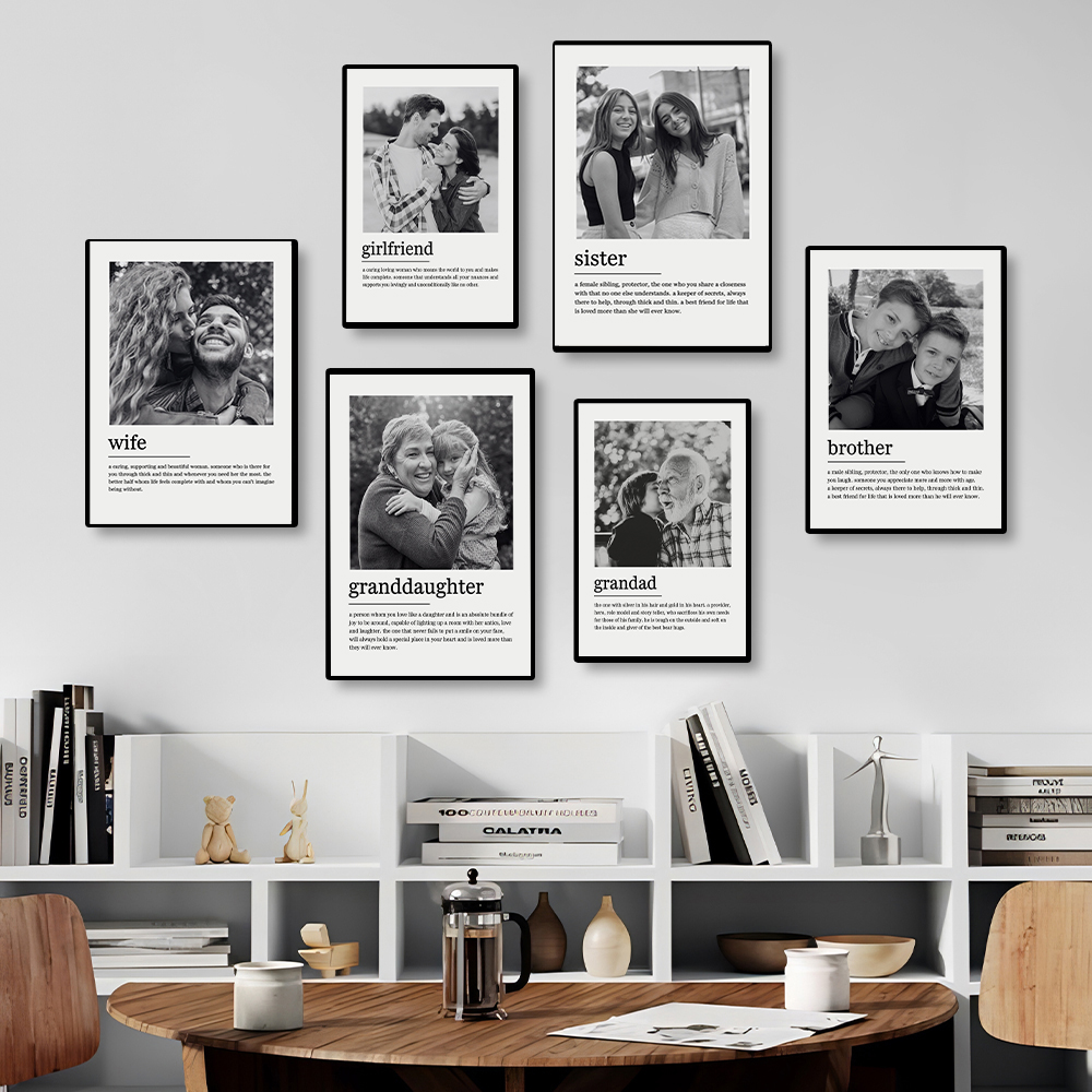 Custom Family Photo Canvas Pai - Photography Poster のレビューと価格