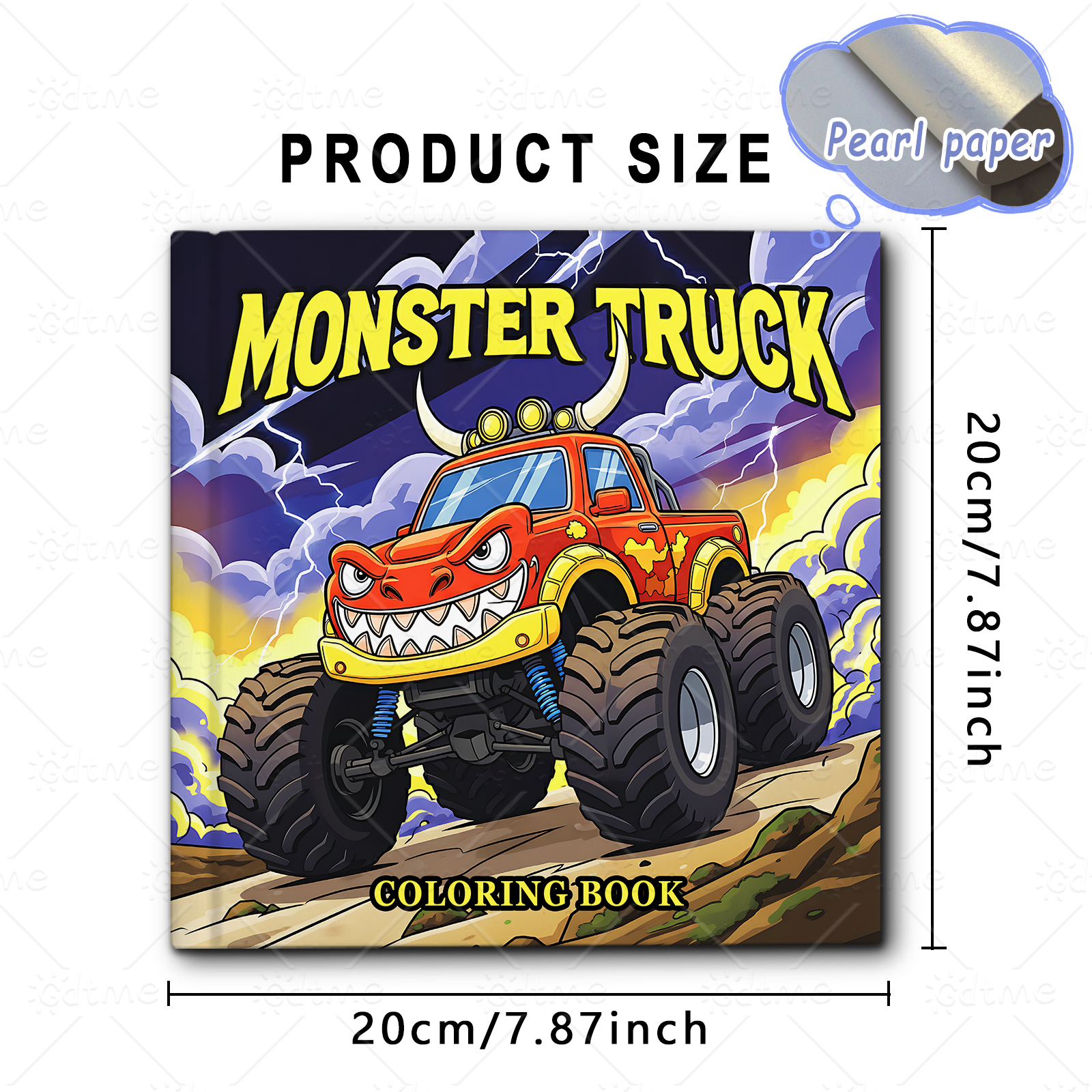 MONSTER TRUCK Coloring Book fo - Photography Of Book のレビューと価格