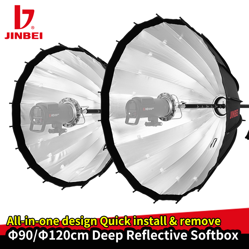 JINBEI 90cm Deep Reflective Pa - Photography Umbrella Diffuser のレビューと価格