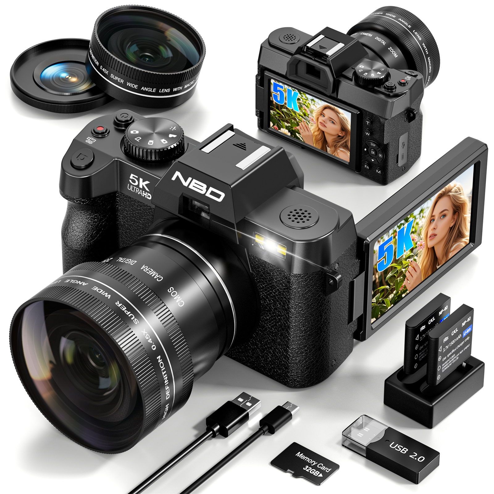 NBD S100F Digital Camera 64MP& - Photography Nature Images のレビューと価格