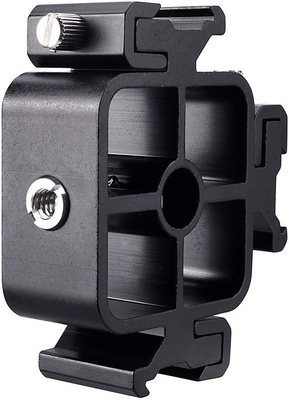 3 Triple Cold Shoe Mount Flash - Photography Umbrella Light のレビューと価格