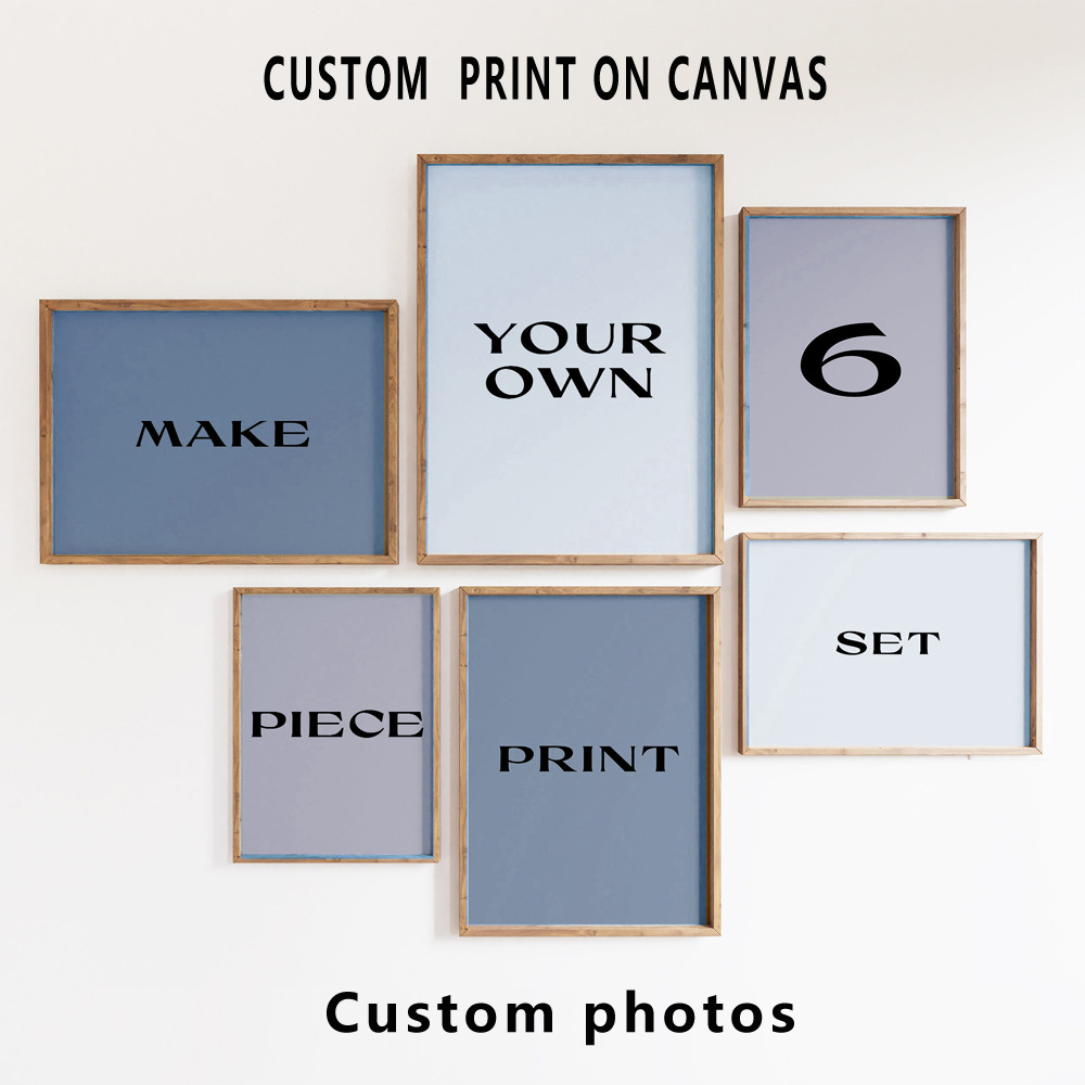 6pcs/set Custom Canvas Prints  - Photography Poster のレビューと価格