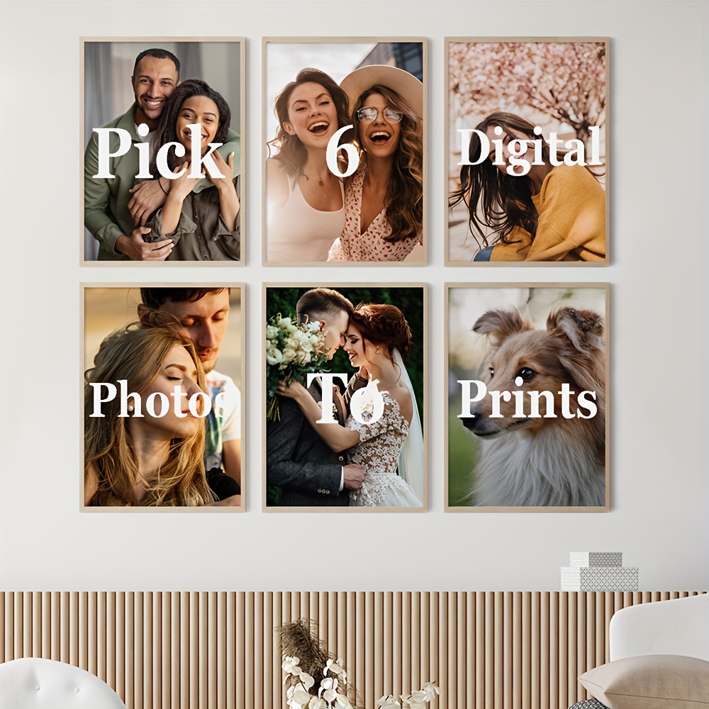6pcs/set Custom Canvas Prints  - Photography Poster のレビューと価格