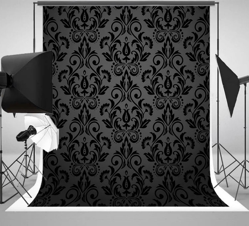 black gray white damask dark f - Photography Dark Cloth のレビューと価格