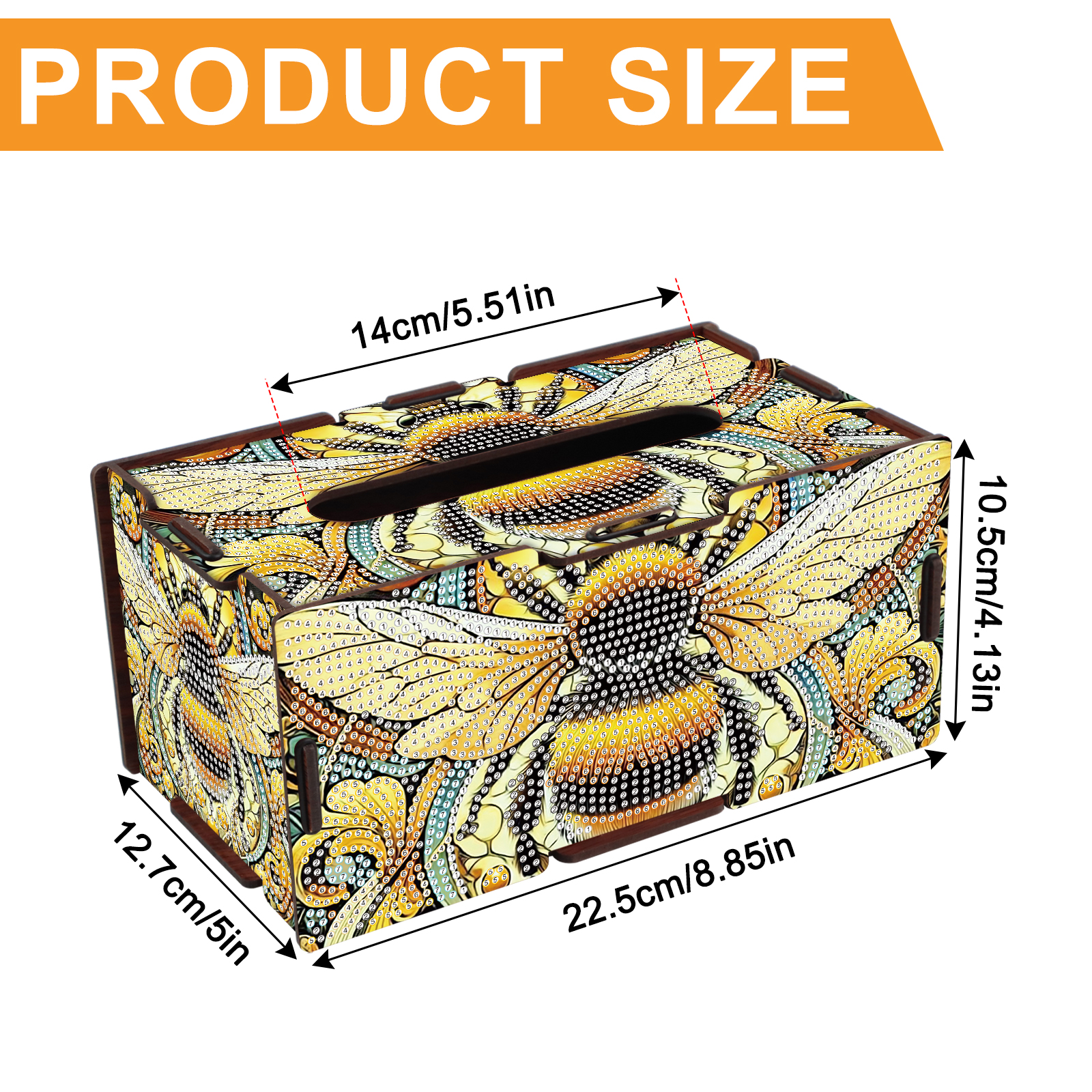 Diamond Art Painting Tissue Bo - Photography Desk のレビューと価格
