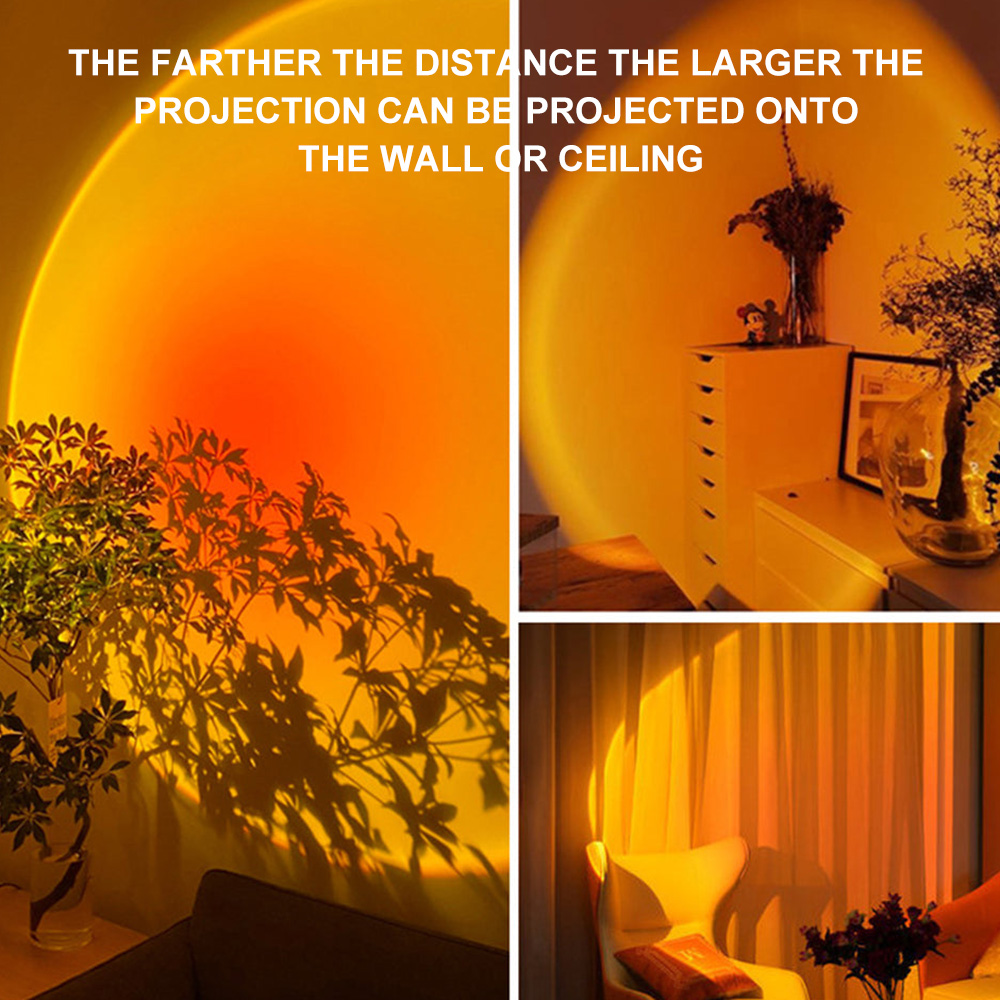 USB Sunset Lamp Projector Led  - Photography Desk のレビューと価格