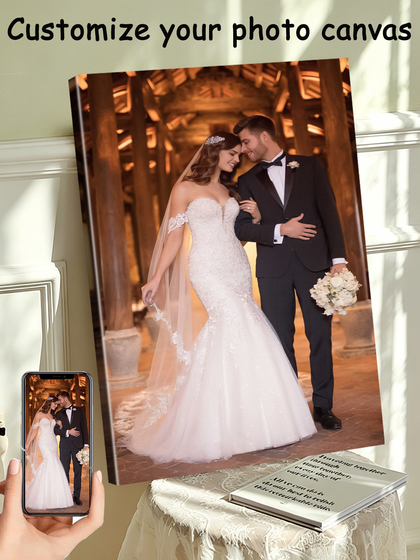1 customized photo canvas, opt - Photography Poster のレビューと価格